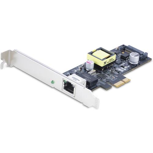 StarTech.com　ネットワークカード／1ポート／2．5Gbps／PCIe　x1／PoE＋／SATA給電端子／有線LAN増設ボード　