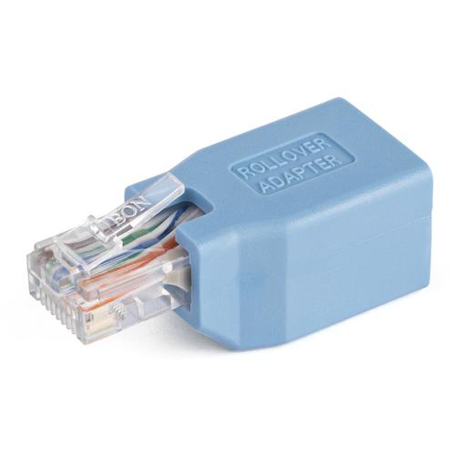 【メール便対応】StarTech.com　Ciscoコンソールロールオーバーアダプター／RJ45　−　RJ45／メス　−　オス／イーサネットネットワークケーブル用　【品番：ROLLOVER】(4.0)