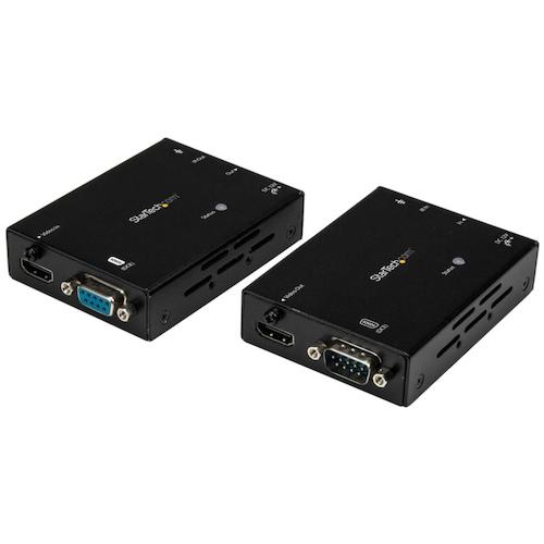 StarTech.com　HDMIエクステンダー／4K　UHD解像度／Cat　5e　＆　6／HDBaseT対応／PoE／RS232Cシリアル延長　【品番：ST121HDBTL】