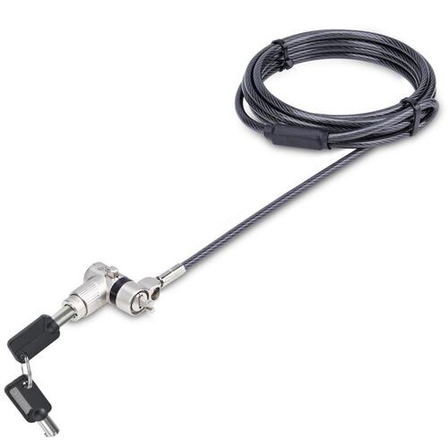StarTech.com　セキュリティーワイヤーロック／2m／シリンダー錠／標準　Noble　Wedge　Nano　Saver／..