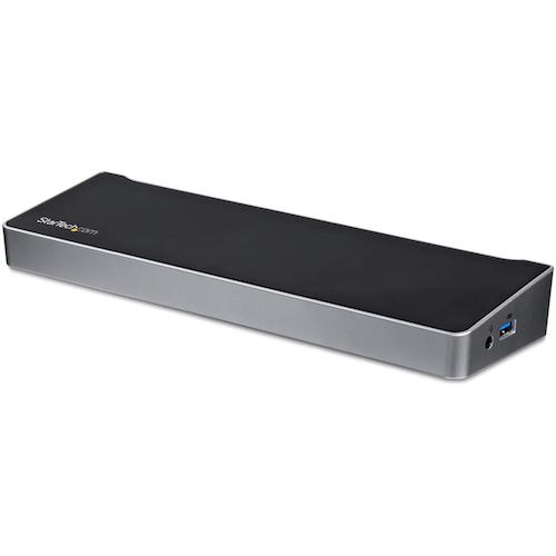 StarTech.com　ドック／USB−A／3画面　／4K30Hz　1x　HDMI　＋　2x　DP／5x　USB／LAN　