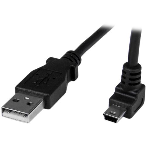 �ڥ᡼�����б���StarTech.com��USB��2��0�����֥롿1m��Type��A���ݡ�L�����Mini��B��480Mbps�������ݥ������֥�å����ߥ�B�������֡�USBAMB1MU��
