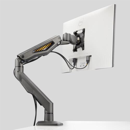 住設プロ 楽天市場店のStarTech.com　モニターアーム／Cクランプ固定／1画面／最大32インチ／耐荷重10kg／VESA／多関節／高さ調整／ディスプレイマウント　【品番：H1M1AG2-MONITOR-ARM】｜アングル2