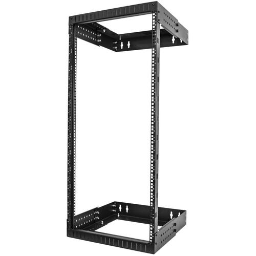 特長 ●2ポスト 24U オープンフレームネットワークラックです。 ●奥行きは約30.5〜50.8cmの範囲で調整可能です。 ●AV機器、ITコンピューター、スイッチ、パッチパネル、PDUに対応しています。 ●19インチのデータサーバーラックで、2.0mm厚のSPCC冷間圧延鋼製垂直レールを採用しています。 ●機器を効率的に冷却できる通気性に優れた設計です。 ●フラットパック梱包で輸送が容易で、組み立てもスムーズに行えます。 ●M6型の四角いケージナット、M6ねじ、プラスチックワッシャーが付属しています。 ●EIA/ECA-310規格に準拠しています。 ●最大耐荷重は、約90kgです。 仕様 ●間口(mm)：504 ●奥行(mm)：508 ●高さ(mm)：1173 ●段数(段)：24 ●色：ブラック ●搭載可能質量(静止時)(kg)：90 ●製品重量(kg)：16 ●取付け穴の種類：角型（ケージナット用） ●ラックタイプ：2 ポスト ●フレームタイプ：オープンフレーム ●マウントレールプロファイル：G型 ●対応規格：EIA/ECA-310-E ●壁面取付：対応 ●パッケージ内容：前部水平ブラケット、後部水平ブラケット、垂直ブラケット、M6ケージナット、M6 ケージネジ、プラスチックワッシャー、M5×12 組み立てネジ、M8×16mm ボルト、#8 フラットワッシャー、クイックスタートガイド 材質 ●スチール 質量・質量単位 ●16000.0g 【メーカー名】STARTECH．COM社 【メーカー品番】RACK-24U-20-WALL-OA