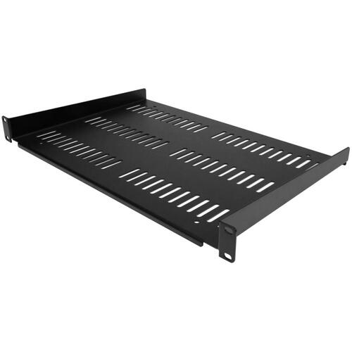 StarTech.com　サーバーラック棚板／1U／19インチラック対応／放熱スリット付き／奥行30．5cm／耐荷重25kg／ラックアクセサリー　