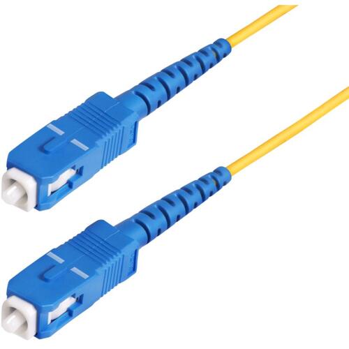 StarTech.com　光ファイバーケーブル／OS2シングルモード／30m／LC−LC／1芯／シンプレックス／LSZH／イエロー／オプティカル　