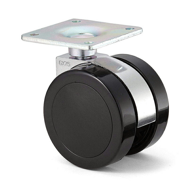スガツネ工業 LAMP キャスター GX75P型 プレートタイプ 【品番：GX75P】