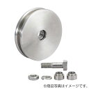 スガツネ工業 LAMP ステンレス 重量用戸車 JS310型 枠無V型 【品番:JS310-150V】