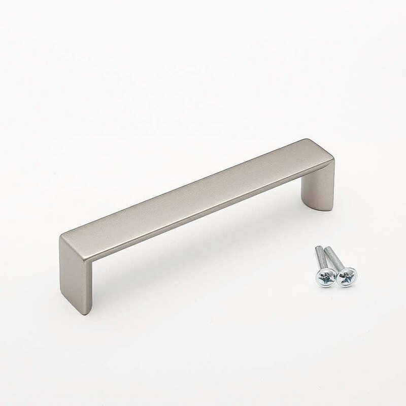 スガツネ工業　ハンドル MN680Z128型　マットクロム　【品番：MN680Z128B114】