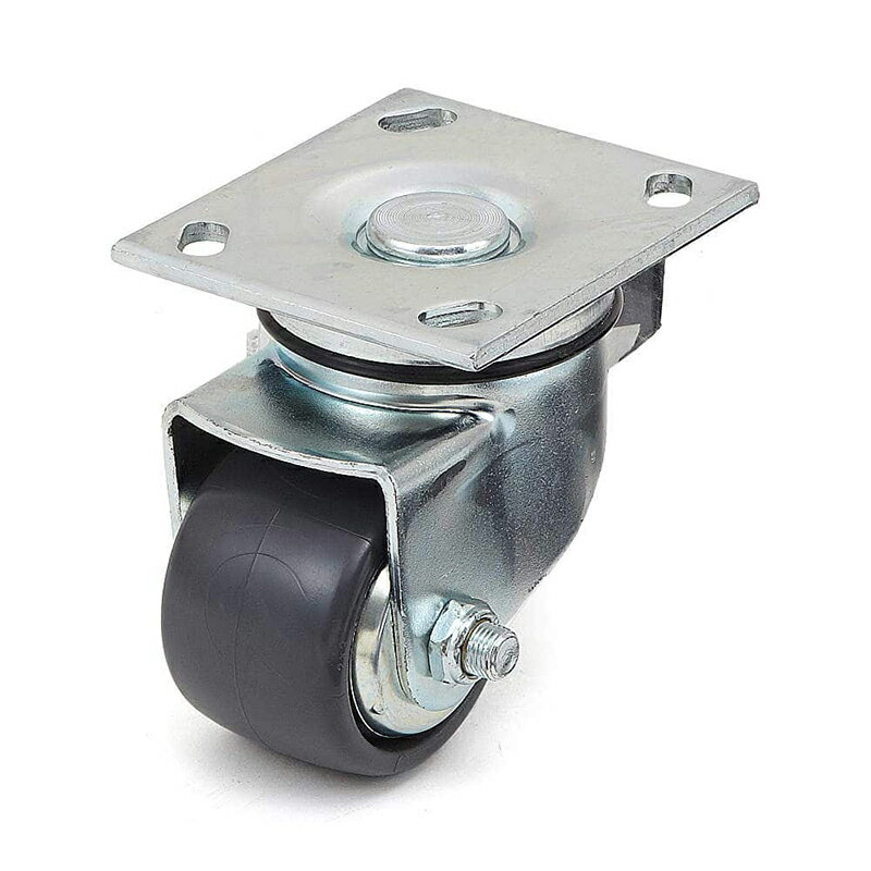 スガツネ工業　DARCOR　重量用キャスター 400シリーズ プレートタイプ 自在車 ブレーキなし　【品番：S..