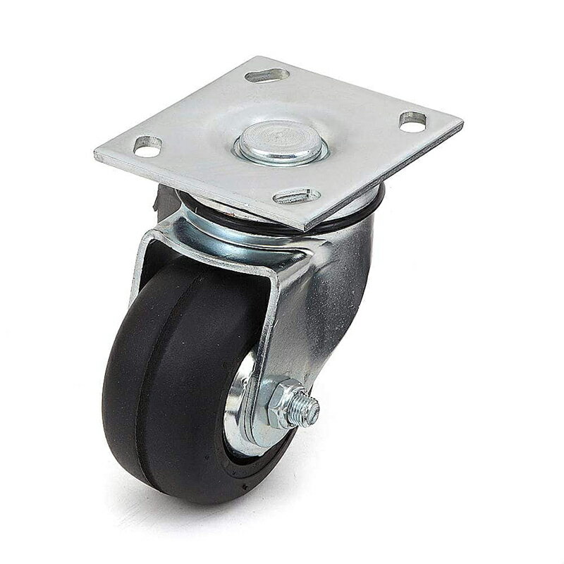 スガツネ工業　DARCOR　重量用キャスター 400シリーズ プレートタイプ 自在車 ブレーキなし　【品番：S..