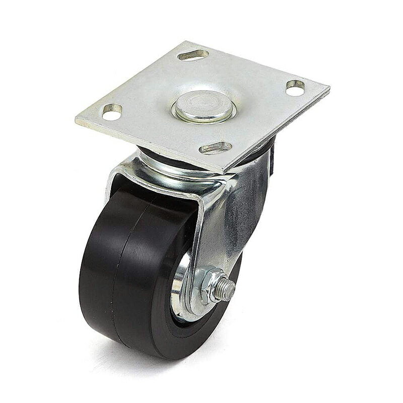 スガツネ工業　DARCOR　重量用キャスター 400シリーズ プレートタイプ 自在車 ブレーキなし　【品番：S..