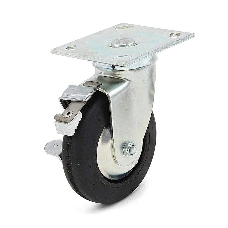 スガツネ工業　DARCOR　重量用キャスター 70シリーズ プレートタイプ 自在車 ブレーキ付　【品番：SUG-..