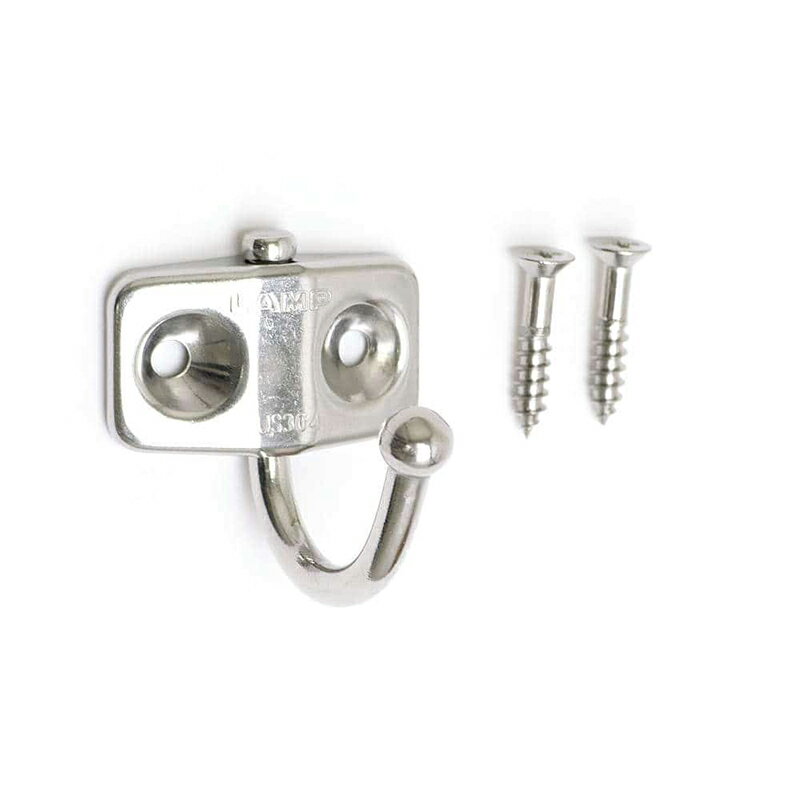 【メール便対応】スガツネ工業　LAMP　ステンレス鋼製玉付回転フック TK型 TKF型　【品番：TK-30】