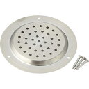 スガツネ工業 LAMP ステンレス 空気孔 面付タイプ AST型 釘打 シルバー 【品番:AST-45】