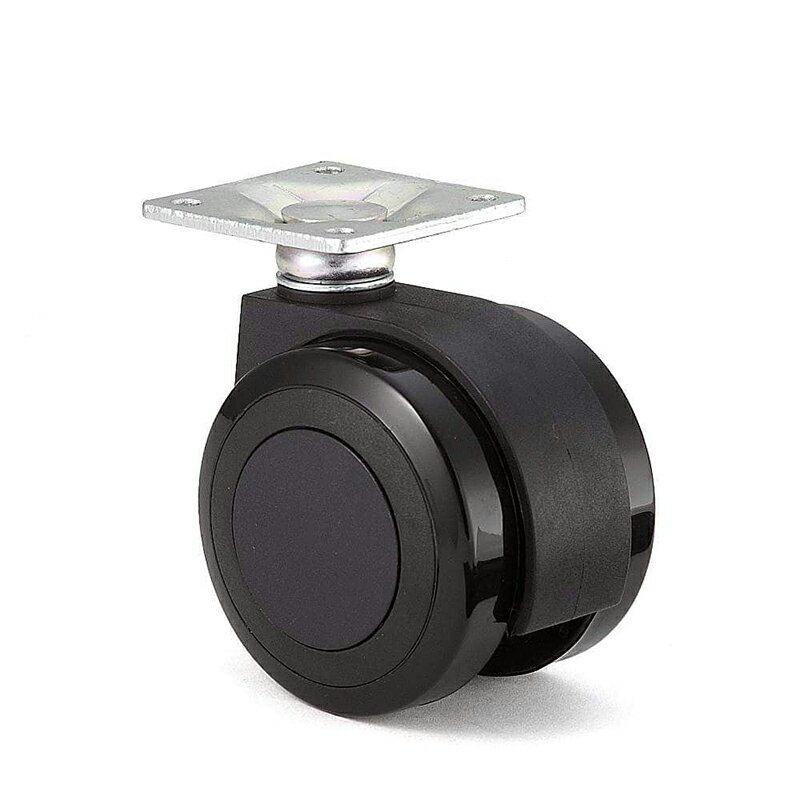 スガツネ工業 LAMP エラストマー車キャスター FPU55P型 プレートタイプ 【品番：FPU55PR】