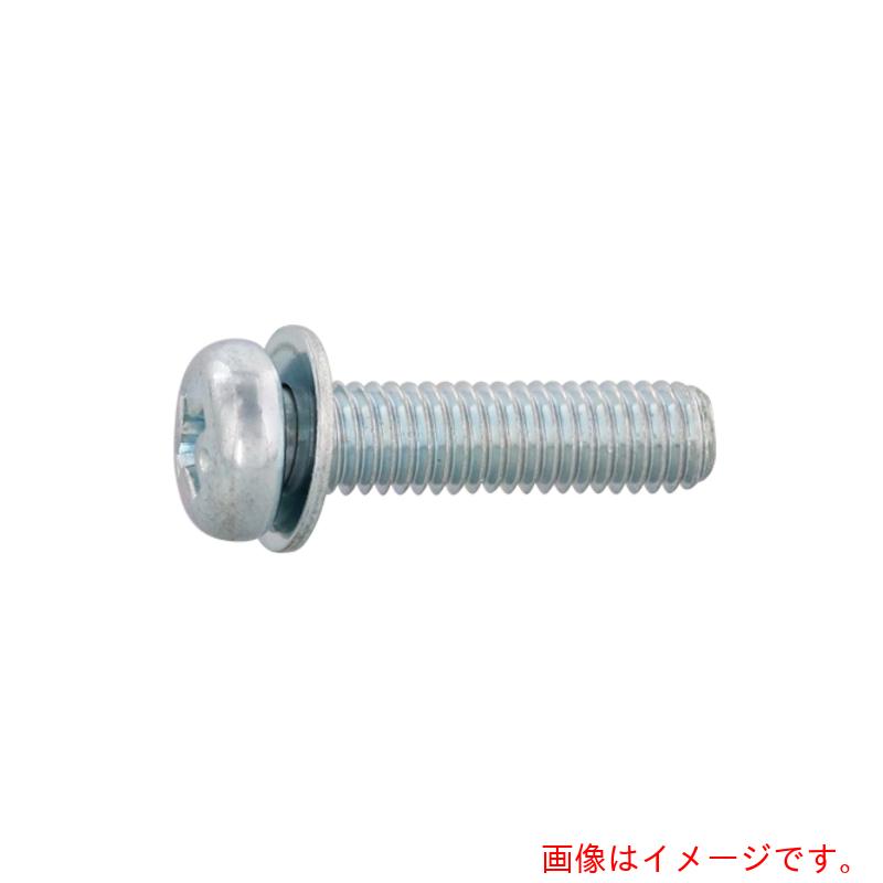 サンコーインダストリー（SUNCO） 組込みねじ （＋）ナベPK＝1（鉄（または標準）・ニッケル） M4×6（1800本入） 【品番：10-00-0007-0040-0060-05】