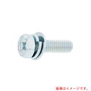 サンコーインダストリー(SUNCO) 組込みねじ (+)アプセットP=3(鉄(または標準)・ZECコート(下地三価ホワイト) M10×20(100本入) 【品番...
