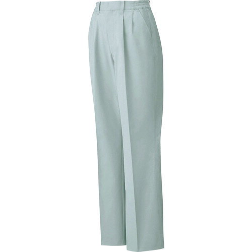 サンエス（SUN・S）　夏　レディースツータックパンツ　シルバー色　5Lサイズ　【品番：WA10558-6-5L】