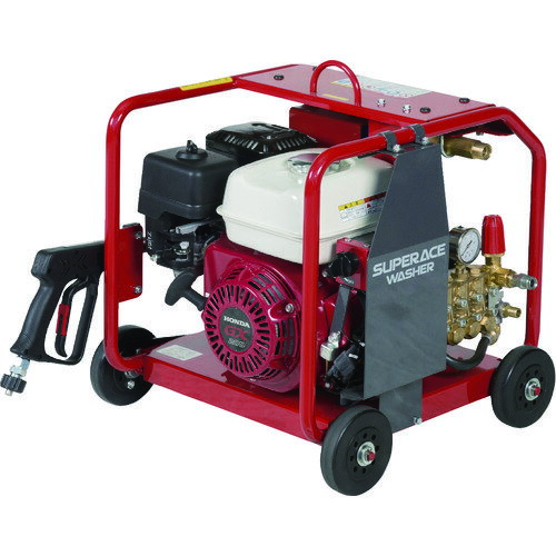 【別途送料あり】スーパー工業　エンジン式高圧洗浄機　SER−2010−BS5　フルフレームタイプ（セル付）　..