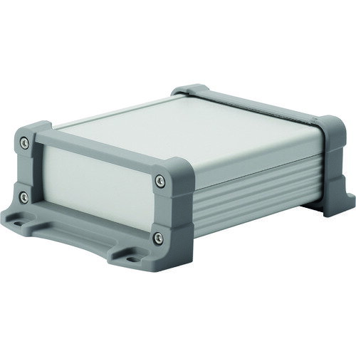 タカチ電機工業（TAKACHI）　フランジ足付アルミケース　EMCシールドタイプ　シルバー／グレー　【品番：EXEF20-10-25SG】(4)