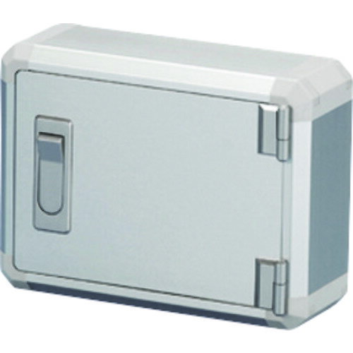 タカチ電機工業（TAKACHI）　開閉式コントロールボックス　鍵なしタイプ　シルバー／グレー　【品番：FCW6-40-30NGS】