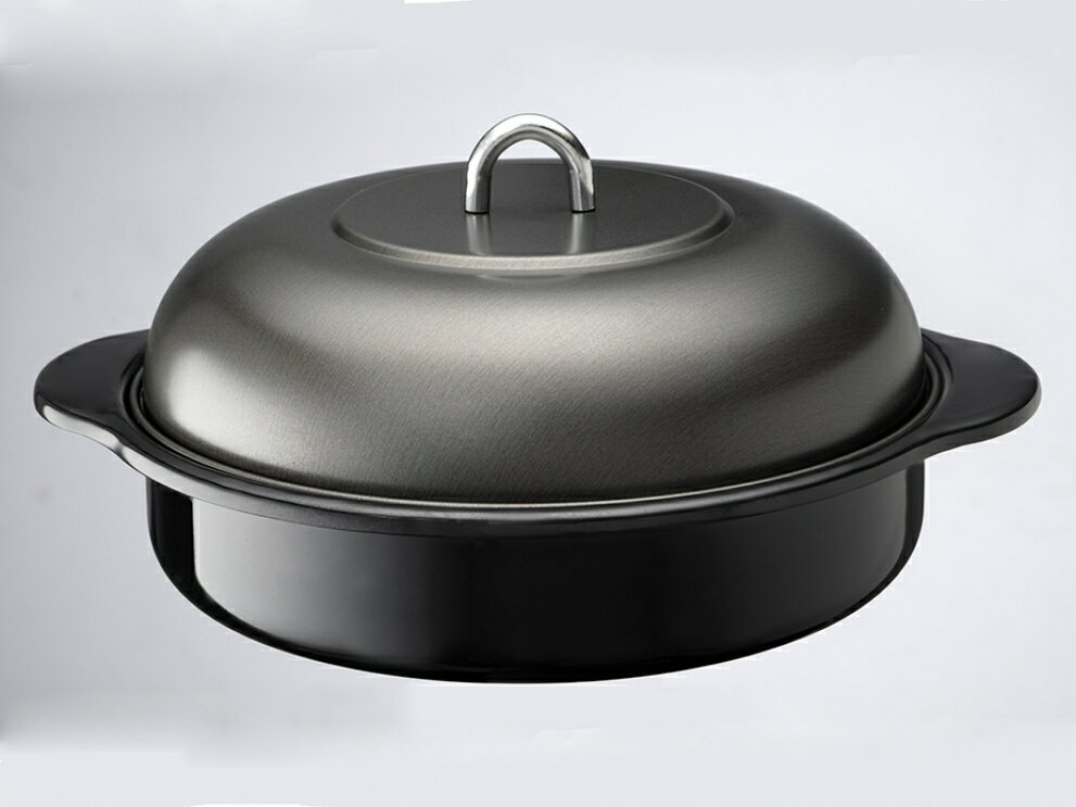 【在庫処分】高木金属工業　ホーロー石焼きいも器 24cm　【品番：HA-IY24S】