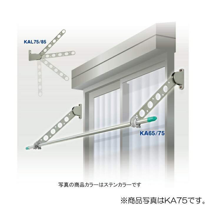 タカラ産業　DRY・WAVE（ドライ・ウェーブ）　窓壁用物干金物　ステンカラー　●