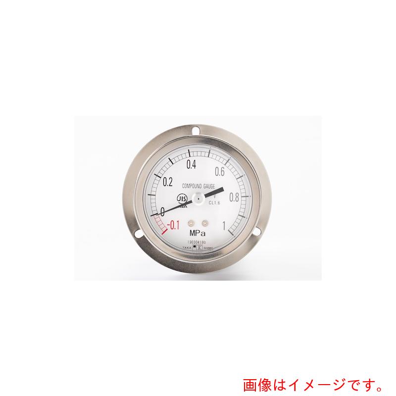 高島計器　一般圧力計（D枠埋込型・縁あり・φ100）圧力レンジ0．0〜16MPa　R3／8【1032216】　【品番：1032216】