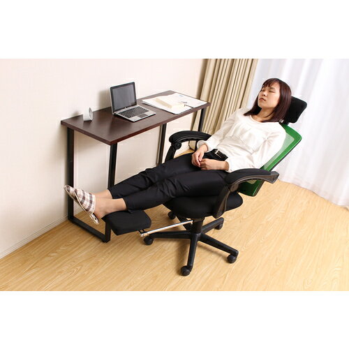 谷村実業 TASSCOM フットレスト付きボスチェア ライトタイプ グレー 【品番:TAN-145-GY】 [3]