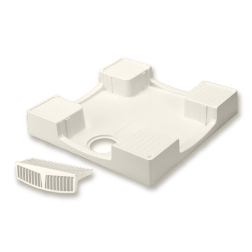 テクノテック　かさ上げ防水パン セーフガードパン（専用ガード1枚付）　アイボリーホワイト　【品番：..