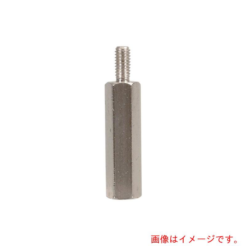 テイシン電機（T.SIN）　黄銅スペーサー　SBB−M4　オス−メス　ネジ径M4（オス・メス両方）　全長7　【品番：SBB-407-E】