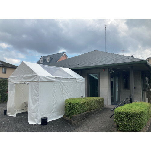 【別途送料あり】ゴトー工業　医療用テント　感染症対策テント　1．5間x2間　【品番：ICT-S】