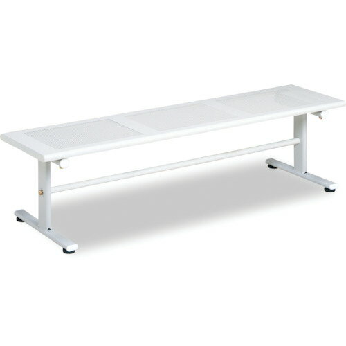 Benches - 【別途送料あり】テラモト　パンチングベンチ　E−1500　背なし　【品番：BC3012150】