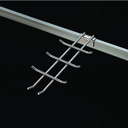 特長 ●組合せにより、使用の清掃用品に応じた収納ができます。 用途 ●清掃用品の収納に。 仕様 ●全長(mm)：230 材質 ●スチールパイプにクロームメッキ 質量・質量単位 ●784.0g 【メーカー名】（株）テラモト 【メーカー品番】C...