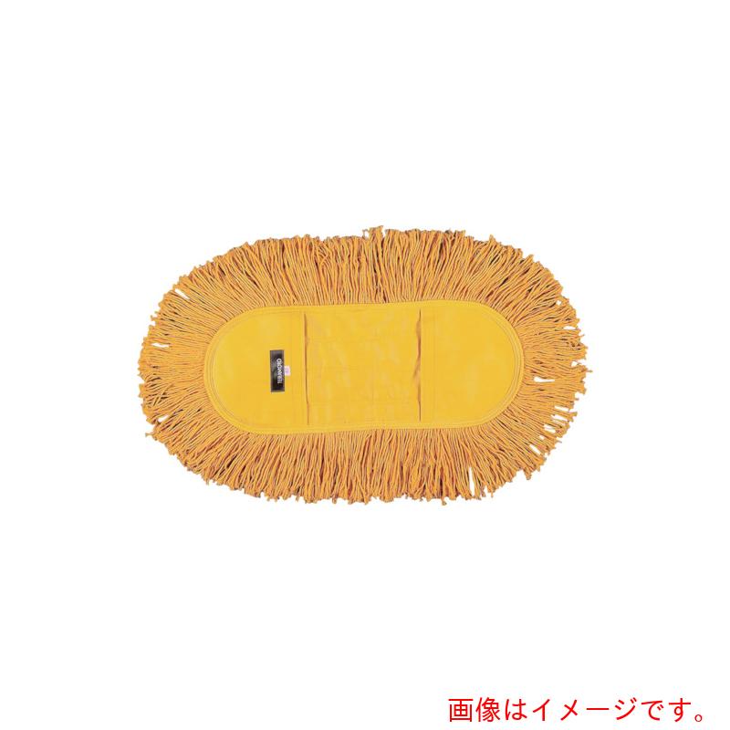 特長 ●油性吸着剤の力で、掃く・拭く・磨くを一度にこなします。 用途 ●床清掃用モップ替え糸として。 ●事務所、店舗、学校、工場の床清掃に。 仕様 ●適合本体：CL-330-040-0 ●色：黄 ●幅(mm)：600 ●スペア 材質 ●糸：綿・スフ混 ●布：綿100％ 質量・質量単位 ●330.0g 【メーカー名】（株）テラモト 【メーカー品番】CL-330-140-0