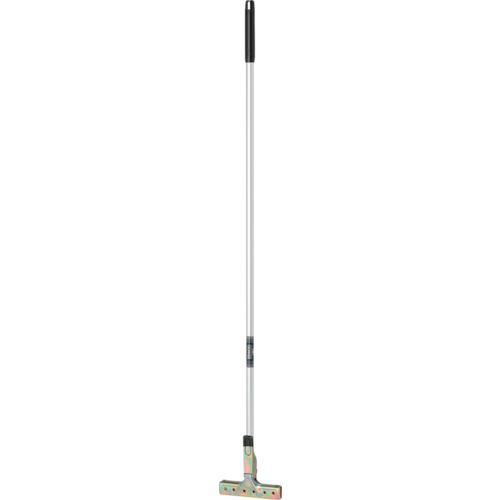 特長 ●手を汚さず、簡単なレバー操作で、モップ糸の脱着ができる小型モップです。 用途 ●モップ替糸を取り付けて床清掃に。 仕様 ●幅(mm)：240 ●長さ(mm)：1336 ●全長(mm)：約1336 ●全長(mm)：約1336 材質 ●...