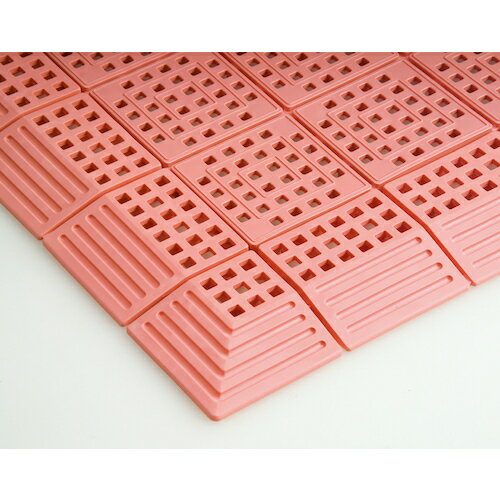 テラモト　タッチマット2専用ふち　中ふちメス　ピンク　【品番：MR-064-694-6】