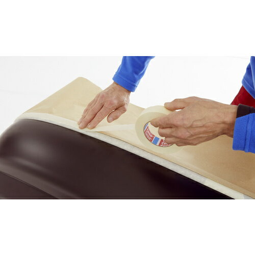 【メール便対応】テサテープ（tesa）　耐熱用マスキングテープ　4330　25mm×50m　【品番：4330-25-50】