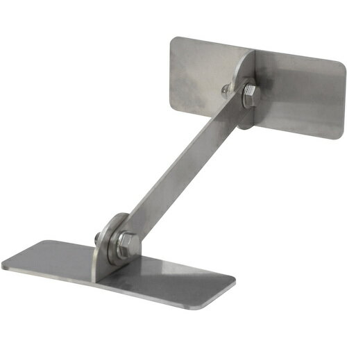 ティーエフサービス　ステンレス製転倒防止可動式粘着金具　床壁兼用　長方形100×40×200mm　2個入り　強度約100kg　【品番：IYT-1040-200】