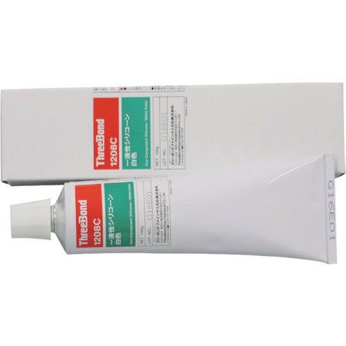 【別途送料あり】スリーボンド（ThreeBond）　標準　シリコーン接着剤　TB1208C　100g（1208CA）　【品番：TB1208C】