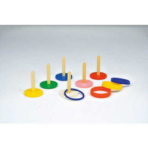 トーエイライト（TL）　輪投げ（6色1組）　【品番：B2421】