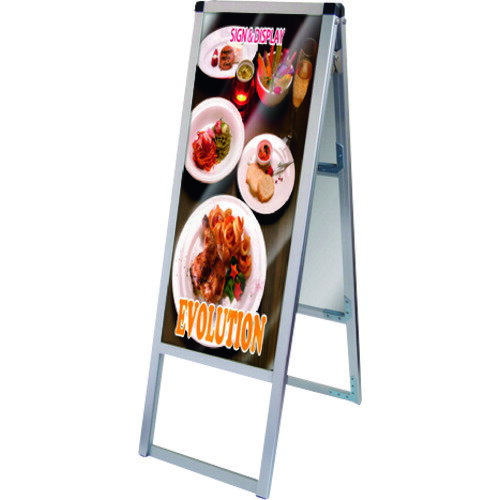 常磐精工（TOKISEI） バリウススタンド看板 アクリルタイプ A3縦縦両面 【品番：VASKACA3TTR】□