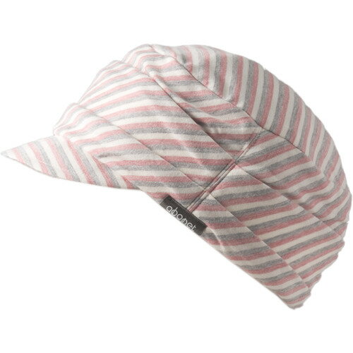 特殊衣料　頭部保護帽　ABONETホームつば付　56−58CM　ストライプピンク　【品番：S3887-75】