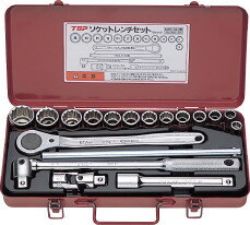 トップ工業　ソケットレンチセット（差込角12.7mm）　【品番：SWS-413M】