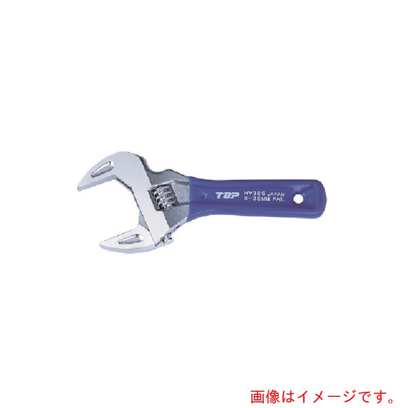 【メール便対応】トップ工業　TOP　薄型軽量ワイドモンキレンチ　ショートエコワイド　口開7〜26　シール付　【品番：HY-26SH】