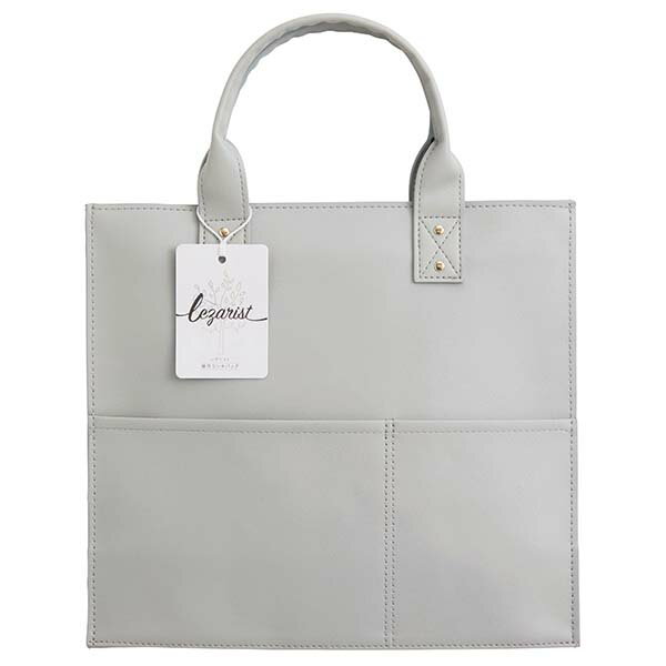 トルネ　レザリスト 保冷ランチバッグ プラチナグレー　【品番：P-3542】