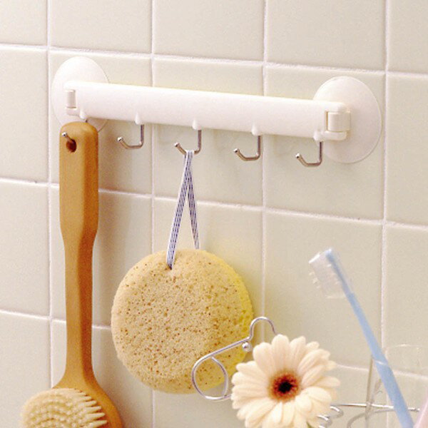 トルネ 吸盤フリー五連フック 【品番:SP-51】 [2]