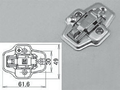 ●使用対象商品名・販売期間： クレディア:07/10〜11/05、プラータ:07/10〜09/05、LE:07/10〜09/05、レミア:07/10〜11/05、セクショナル:07/10〜11/05、ヴィート ワン:09/06〜11/05、パッとりくん:10/04〜12/07、ヴィートワンSK:10/09〜12/07 ※QRD58B との互換性有 ※丁番カップはQRD59C、60D、117A、141A、561A 【メーカー名】（株）LIXIL 【メーカー品番】QRD58C