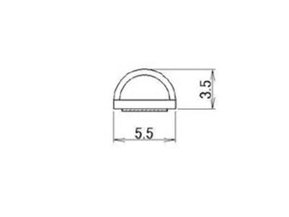 LIXIL（トステム）　パッキン吊戸形材把手用L270　【品番：QUA29AL2700】